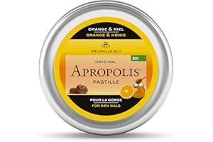 Lemon Pharma Pastilles "Gum Arabic" Propolis-Goût Orange/Miel Boite de 40 g