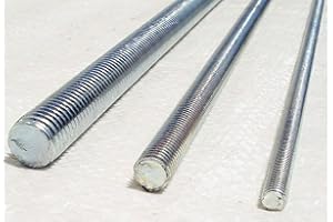 FRIULSIDER BARRA BARRETTA FILETTATA DIAMETRO mm 12X100 cm, 1 MT IN ACCIAIO ZINCATO