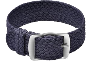 ULLCHRO Nylon Cinturini Orologi Alta qualità Perlon Intrecciata Tela di canapa Orologi Bracciale NATO - 14, 16, 18, 20, 22mm Cinturino Orologio Fibbia Dell'acciaio Inossidabile