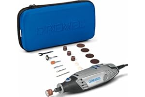Dremel 3000 Rotary Tool 130 W, Multi Tool Kit with 15 Accessories, Variable Speed 10.000-33.000 RPM