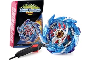 BAYBLEDAS QIANQ Bayblade Burst Toupies，Burst Turbo avec Lanceurs，4D Combat Top Top Model Metal Masters Speed Top avec Rafale pour La Journée des Enfants, Pâques, Noël, Anniversaire