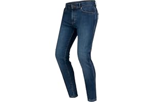 OZONE MOTO Striker Jeans de Moto Hombre | Forro de Fibra Aramida | Protectores de Rodilla Flying Bats Nivel 2 | Bolsillos para Protectores de Cadera y Coxis | Regular Fit