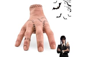 KRISFD Addams Hand Mano di mercoledì Addams Mano Famiglia Addams Mano in Lattice Halloween per Decorazioni Festival Cosplay, Halloween, Carnevale, Natale