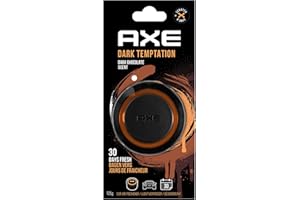 AXE Ambientador de Coche Lata Gel 125GR Portavasos - DARK TEMPTATION: Frescura Refrescante y Duradera para Tu Viaje - Hasta 30 Días de Confianza y Estilo