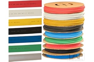 LAPP MOBILITY Schrumpfschlauch in 7 Farben, 10 Größen in Meterware Schrumpfschläuche 2:1 (19,1 -> 9,5 mm, Schwarz)