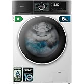 Cecotec Washing Machine 8 kg Front Load Bolero Dresscode 8500 Inverter A | 1900W, 1400 rpm, Inverter Plus Motor, Low Consumpt
