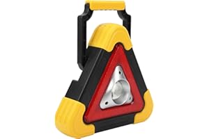 YWBL-WH Car Warning Triangle Emergency Safety Flashing Light for Outdoor Camping Hiking and Car Repair