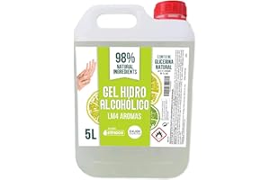 ENJOYCOSMETICS ENJOY COSMETICS - Gel Hidroalcohólico Aroma a Cítrico 5L | 70% Alcohol | Con Glicerina Natural | Para el Cuidado de la Piel | 98% Ingredientes Naturales | Ideal para Casa y Comercios
