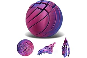 PEKOIU Morphslime Ball, 3D Printed Morphslime Sphere Stress Relief Ball Fidget Toys, Impossible Liquid-Like Balls Sensory Fidget Desk Toy for Office & Home, Cool Stuff Toys Gift for Kids Teen Adult (Purple)
