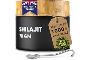 SEMVETA SPIRIT AND BODY Semveta Pure Altai Shilajit Resin - 70g - Mountain Shilajit Nutrient Resin - Trace Minerals, Fulvic Acid - Tonic Vitamin for Vitality, Mental Clarity & Immune System Support - 8 Month Supply