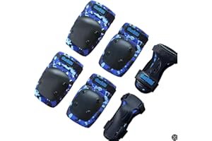 Simply Kids Protecciones Patines Niña I Coderas y Rodilleras Niño con Muñequeras I Protecciones Skate de Patinaje, Monopatín, Bicicleta, Hoverboard, Protecciones Patines Niño y Niñito