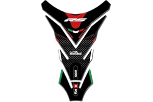 Resin Bike Adhesivos de Moto Compatibles con Aprilia RS. Protección Protector de Tanque de Choques y Arañazos de Moto. Adhesivo 3D Resinado - Efecto Carbono - Made in Italy