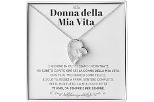 NONNA PROFESSIONISTA Collana Donna Moglie Amore Fidanzata Argento Idee Regali per lei, Anniversario Matrimonio Compleanno o Natale - Cofanetto con DEDICA incluso