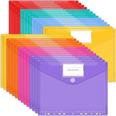 Exacompta - Ref. 5205E - 1 Sorting folder HARMONIKA - with elastic and cut-out windows - cover in glossy cardboard - expandable spine - 5 compartments - for A4 - size 24.5