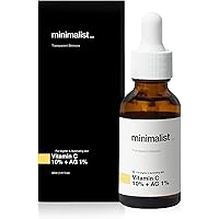 Minimalist Vitamin C Serum 10% for Skin Brightening | Highly Stable & Effective Face Serum with pure Ethyl Ascorbic Acid…