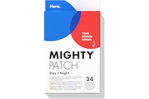 ‎HERO COSMETICS Hero Cosmetics Mighty Patch Day + Night, Hydrocolloid-Aknepflaster, ziehen Unreinheiten in 6 Stunden aus Pickeln, Tag- & Nachtbehandlung, 24 Pickel-Patches: 12 für den Tag & 12 für die Nacht.