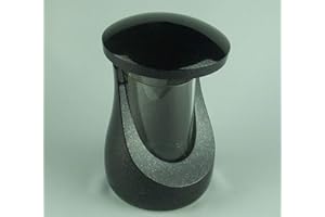 designgrab cerres Lampe Funéraire en Granit suédois Lampes Black SS1 Noir