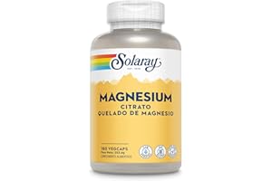Solaray Magnesium Citrate 133mg | Magnesio | 180 VegCaps
