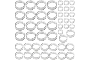 LRANFOW Lot de 48 supports de sphère transparents pour baseball, balle de golf, softball, balle de tennis, marbres, Dragon Ball. 3 tailles : L, M, S