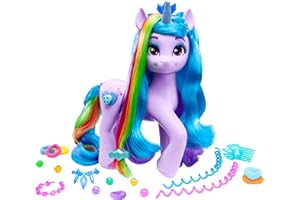 HASBRO My Little Pony : Raconte Ton Histoire Styles Arc-en-Ciel Izzy Moonbow, Figurine de Licorne