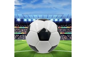 SUQ Dimensione Tradizionale 5 Pelle Sintetica Calcio, per la Formazione di Bambini e Adulti Concorsi di Pratica, Divertimento, Giochi per Interni/Esterni, Ideale per Parco, Spiaggia