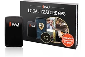 PAJ GPS PAJ ALLROUND Finder Tracker 4G, Localizzatore GPS per Auto, Moto, Veicoli, Bambini, Anziani, Persone con Demenza - Messaggi Vocali - Localizzazione in Tempo Reale, Tasto SOS - Batteria Max 40gg