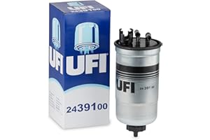 UFI Filters, Filtro Gasolio 24.391.00, Filtro Carburante per Ricambio, Adatto ad Auto, Applicabile su Diversi Modelli come Audi, Fiat, Multicar, Seat, Skoda e Volkswagen