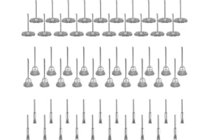 BRESUCNY Juego De 60 Cepillos De Acero Inoxidable Para Taladro Dremel Taladro Inalámbrico Taladro, 7mm, 15mm, 25mm, Cepillo Para Pulir La Limpieza