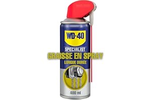 WD-40 Specialist • Graisse en Spray • Spray Double Position • Protection contre la corrosion • Extrêmement Durable • Adhère à toutes surfaces • 400 ML