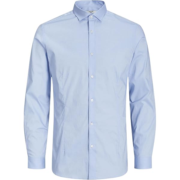 Camicia Uomo DEMEANOR Elasticizzata Slim Fit, Maniche Lunghe, Antimacchia, Non Stiro, Per Lavoro E Tempo Libero, Bianco Reale S - 4