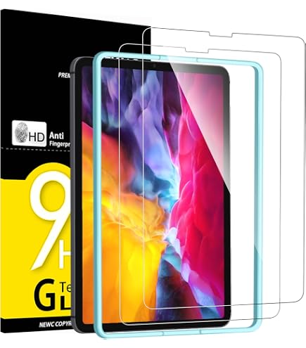 TECHGEAR Vetro Temperato Per IPad Pro 11″ (2021/2020/2018) E IPad Air 4 – Durezza 9H, Antigraffio, Compatibile Con Face ID E Pencil