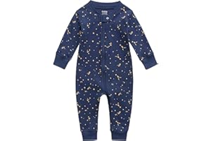 Owlivia Baby Schlafstrampler aus Bio Baumwolle, für Mädchen und Jungen, langarm