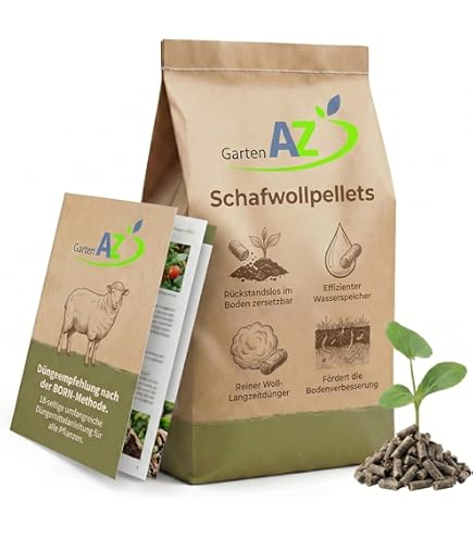 agrar-store Schafwollpellets Bio Langzeitdnger aus Schafwolle, 1-15Kg  organischer Dnger fr Pflanzen (1 Kg) : Amazon.de: Garten