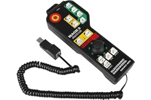 KEENSO Generatore di impulsi con volantino a controllo numerico, macchina per incidere di CNC, controller manuale, connettore USB, controllo a 6 assi per, CNC, piccola macchina