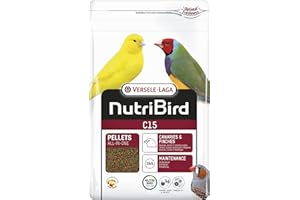 Versele-laga - Pienso de Mantenimiento NUTRIBIRD C15 3 KG para Canarios y pequeñas Aves