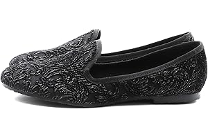 Carolina D Friulane con Ricamo - Ballerine da Donna in Tessuto Ricamato