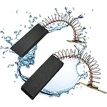 Spazzole Carbonio Motore Carboncini Per Siemens WM16E4S001 - Foto 6