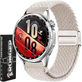 Rongep [&Ouml;rg&uuml; Loop] Huawei ile Uyumlu 22mm Kordon GT7/GT7 Pro/GT6/6 Pro/Runner 2/GT5/5 Pro/GT4/GT3 46mm i&ccedil;in Manyetik Toka GT7
