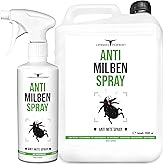 SPARSET Milbenspray für Matratzen und Polster | Anti-Milben-Mittel & Geruchlose Milbenabwehr mit Langzeitwirkung | Profi Anti