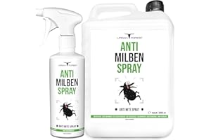 ‎· URBAN FOREST · PREMIUM PRODUCTS SPARSET Milbenspray für Matratzen und Polster | Anti-Milben-Mittel & Geruchlose Milbenabwehr mit Langzeitwirkung | Profi Anti Milben-Spray + Kanister 2500ml - URBAN FOREST