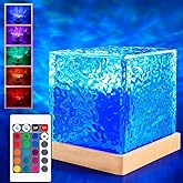Toy Imagine Ocean Wave Night Light Projector Lamp with Aura Light – 16 Color Changing LED Table Lamp with Starry Sky & 3D Wat