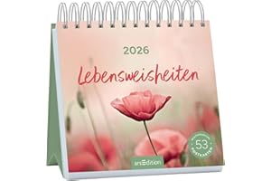 Postkartenkalender Lebensweisheiten 2026: Wochenkalender 2026, 53 Postkarten für mehr Inspiration
