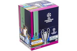 Topps UEFA Champions League Stickers 23/24 - Full Box (50 packets/400 Stickers)