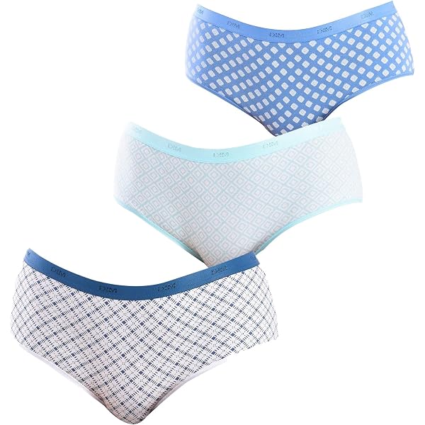 Dim Boxer Femme Les Pockets Coton Stretch Colorés x6