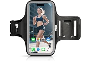 EOTW Joggen Armtasche - Sportarmband Kompatibel mit MP3-Player/iPhone 16/15/14/13 Pro Max Galaxy S24/S23+/S22 FE Handy Armband Joggen für Running (5,8"~6,5")