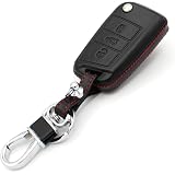 Finest Folia - Custodia In Pelle Per Chiave Mercedes (Keyless Go) Modelli Classe C, E, GLC, S212, W213