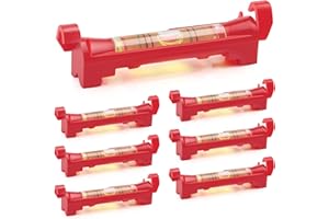 BHBXHB 7 Pcs String Line Level Post Level 75mm Hanging Bubble Line Level Impact Resistant Spirit Level for Bricklaying Engineering Plumbing Surveying Tiling Metalworking Building Trades