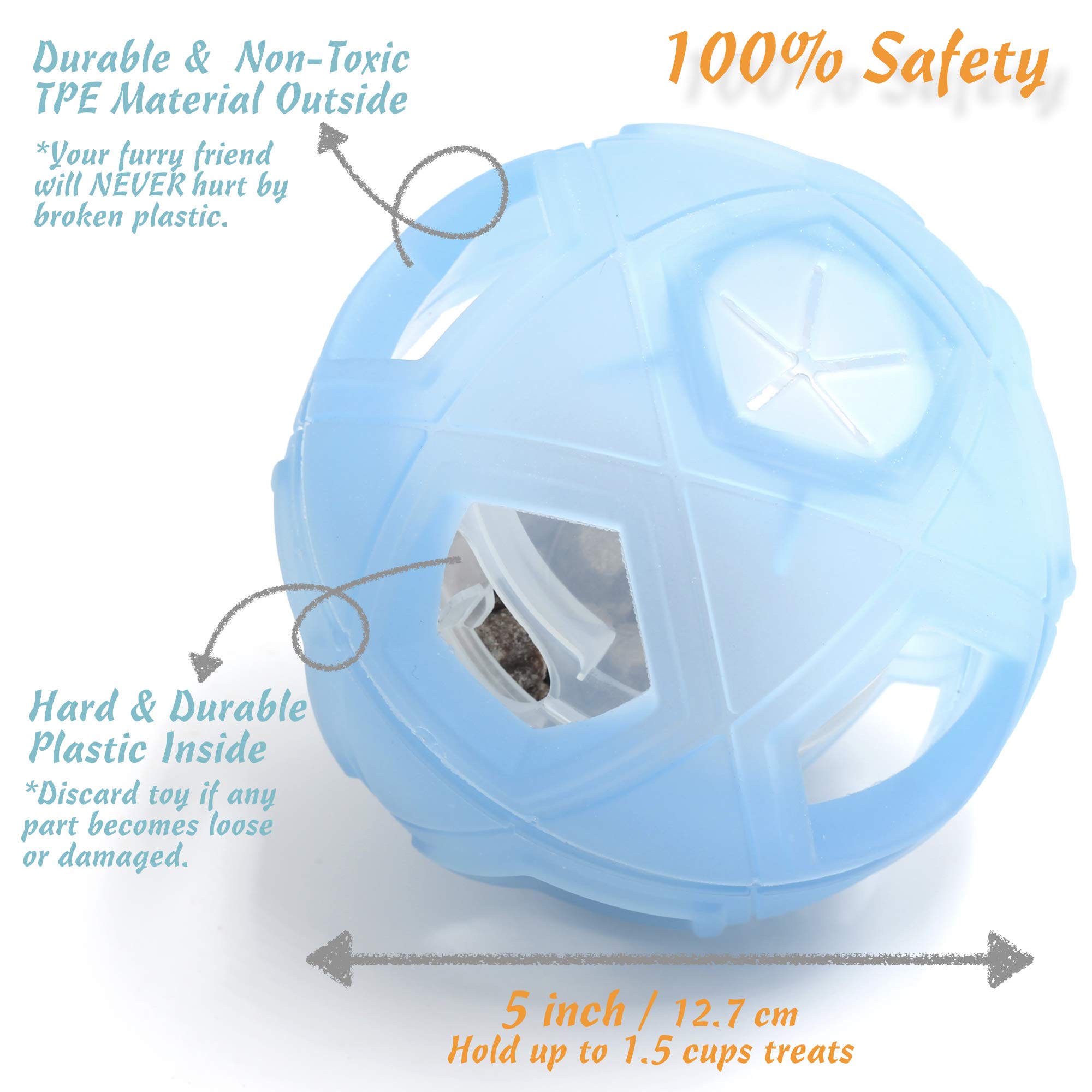 lumoleaf dog treat ball