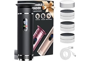 Arofaue Hornhautentferner Elektrisch Pediküre Set Fußpflege Elektrisch mit 2 Geschwindigkeiten elektrische Fußfeile für Hornhaut Schwielen 60 Schleifbänder 10 Polierscheiben in Geschenkbox（Schwarz）