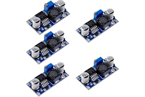 LAOMAO DC-DC Buck Converter DC 3.5-40V hasta 1.25-35V 3A Step Down Convertidor de voltaje de alta eficiencia Power Supply Module (5 unidades)